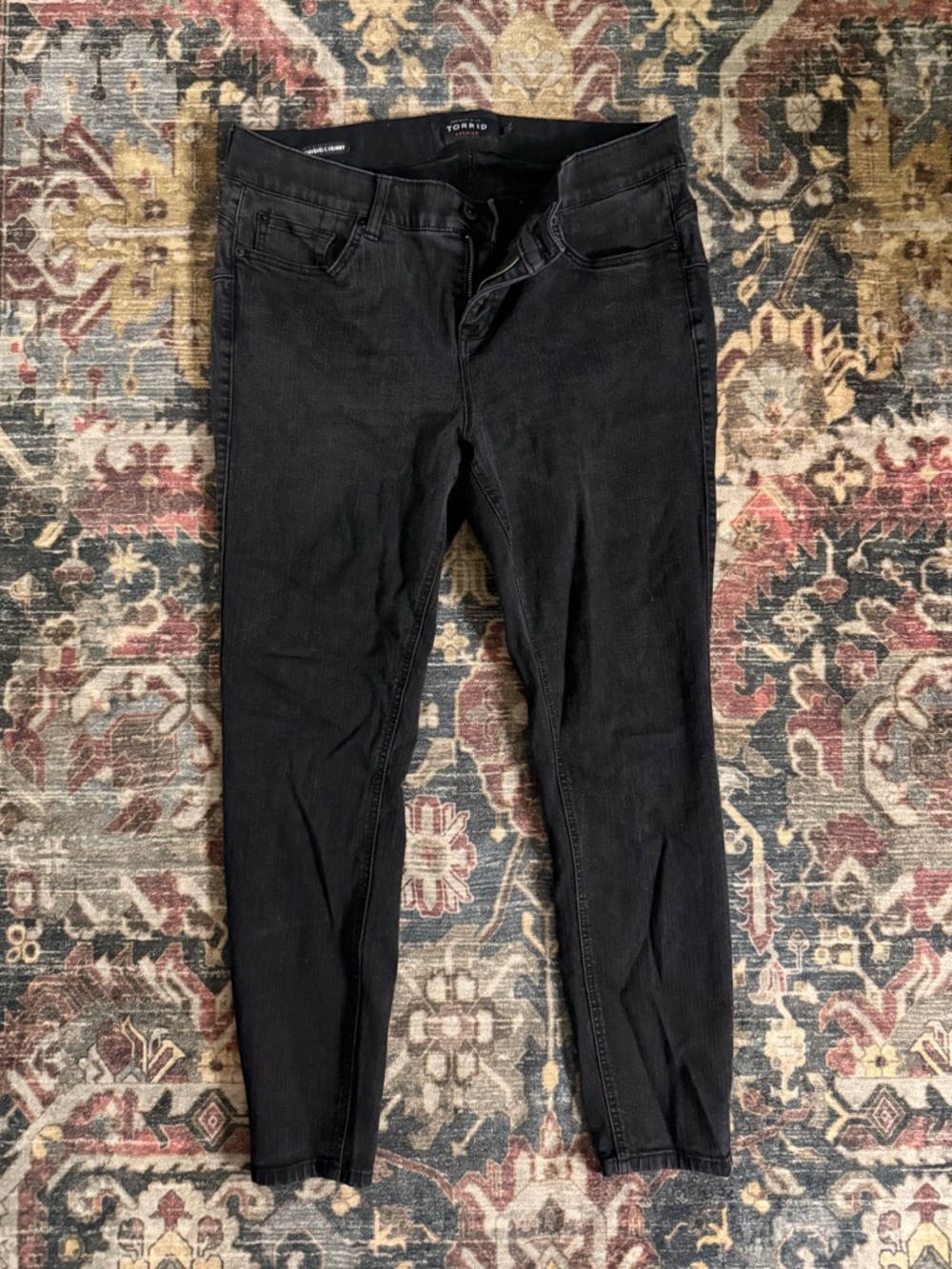 Torrid Black High-Rise Skinny Jeans
